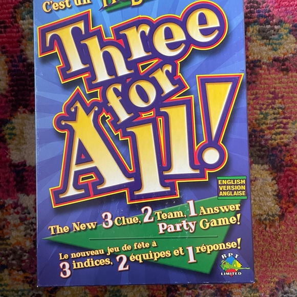 Three For All Boardgame - Picture 1 of 3